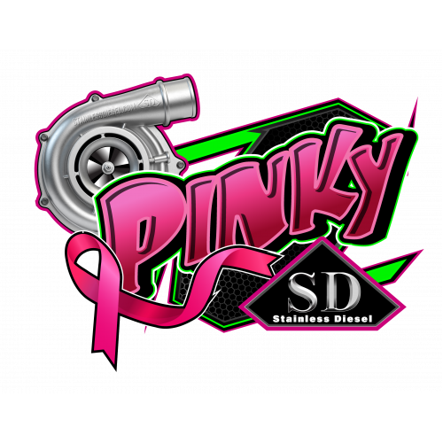 Pinky Cancer Race Truck T-Shirt
