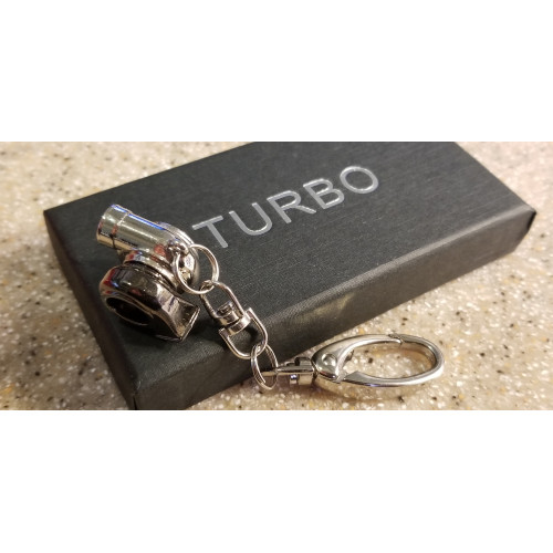 Mini Dual-Sided Turbo Keychain